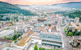 view drone transformer hotel Baden